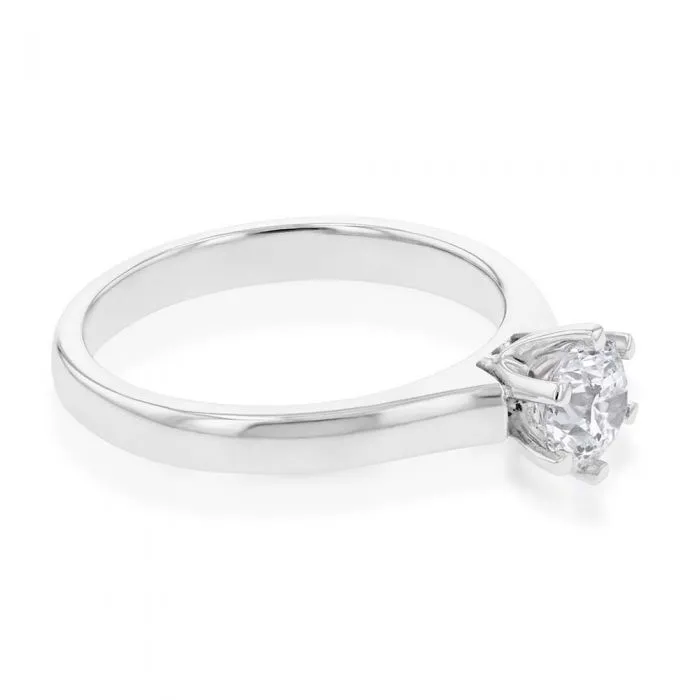 18ct 0.70 Carat DF SI CERTIFIED Diamond Solitaire