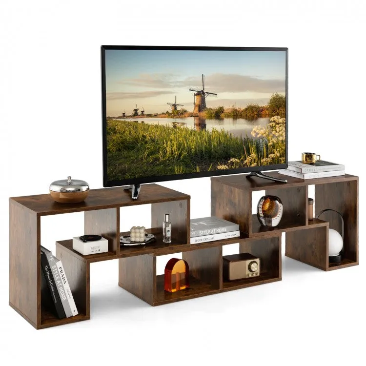 3Pc Console TV Stand - Brown