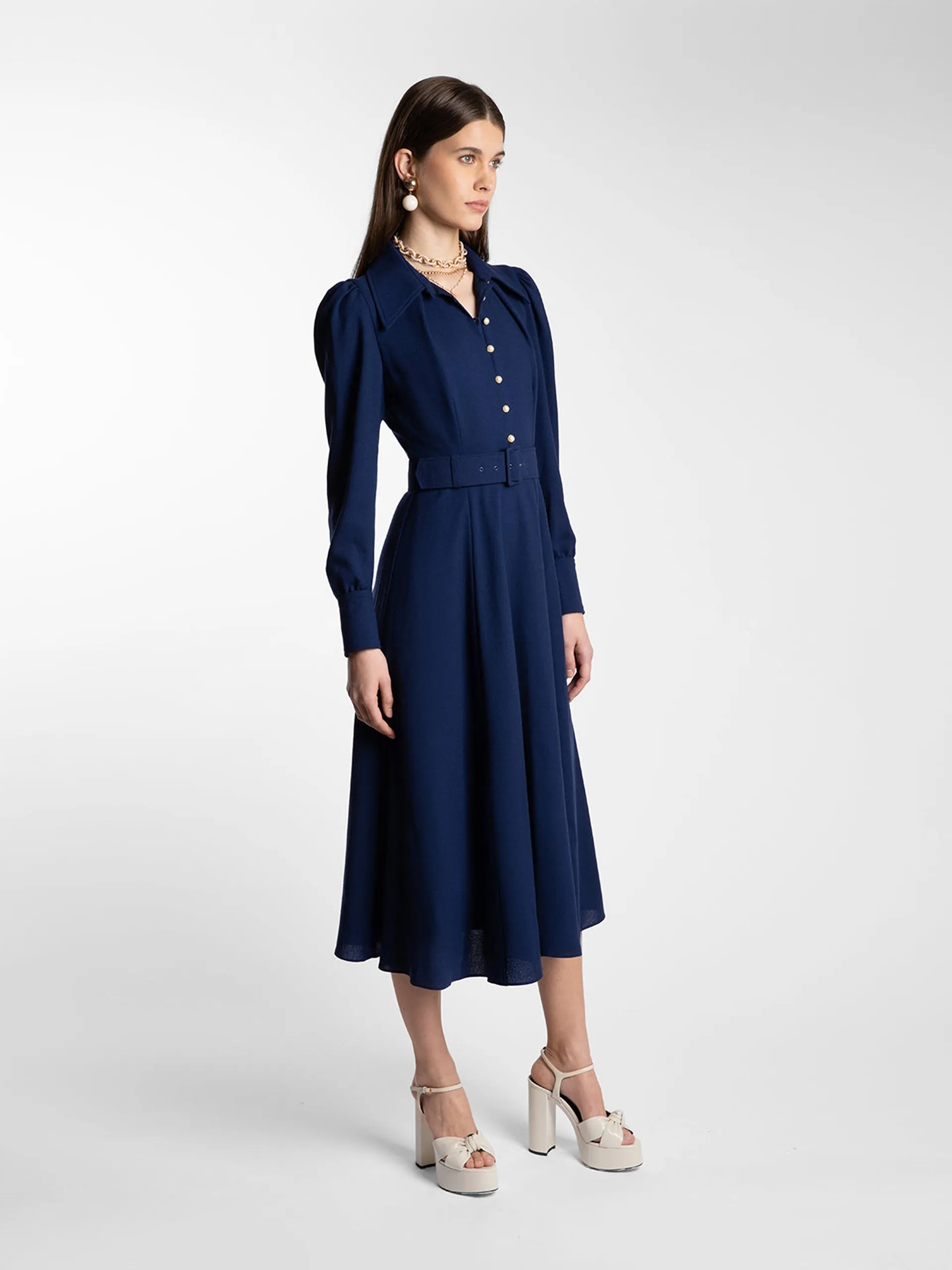 Ahana Navy Dress