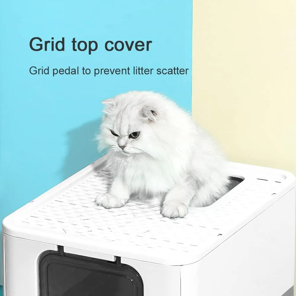 AllPetSolutions Foldable Cat litter Tray - Light Grey