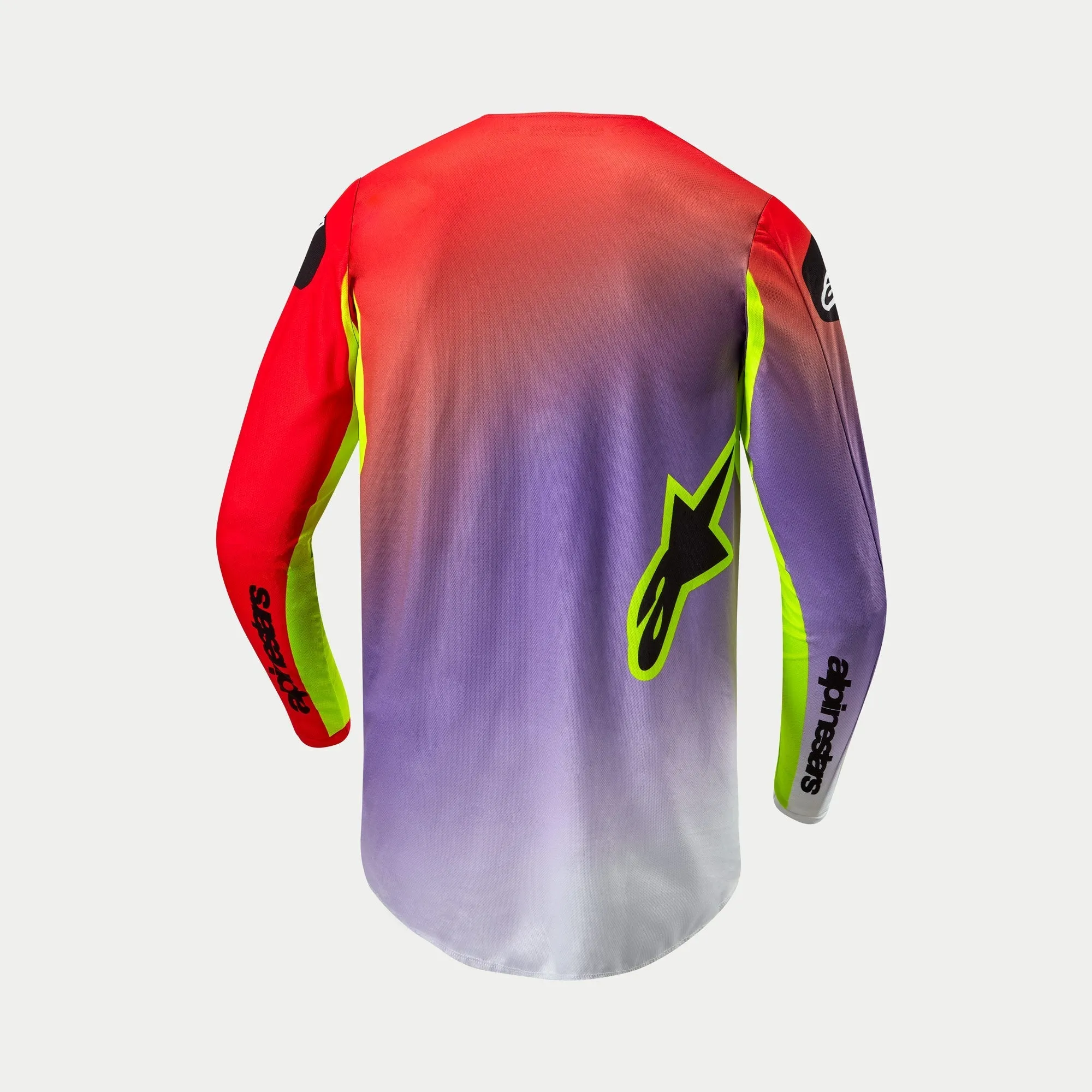 ALPINESTARS 2024 FLUID LUCENT JERSEY - WHITE NEON-RED FLURO YELLOW