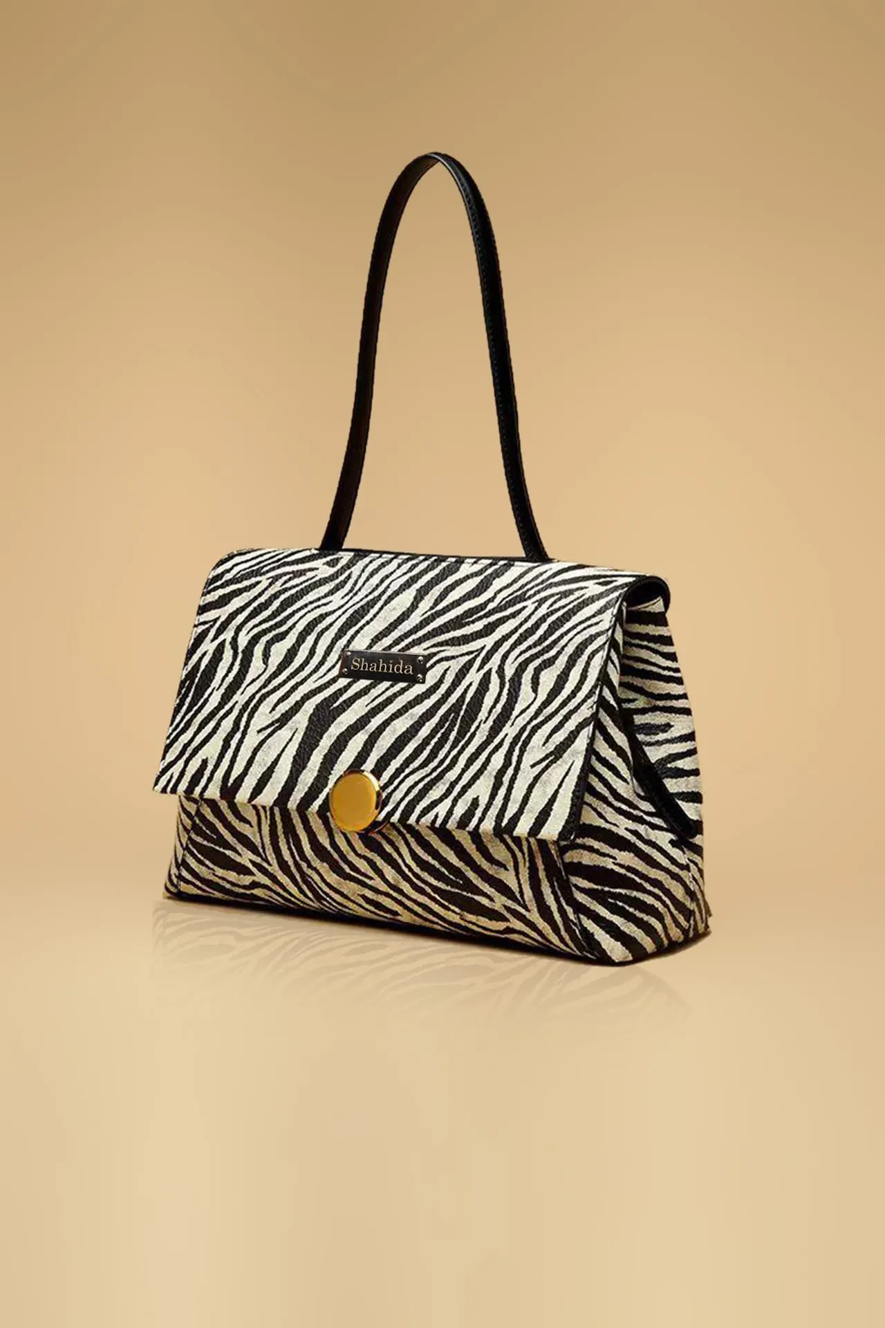 Animal Print Sling Bag Cum Handbag