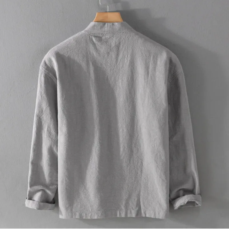 Antonios Linen Long-Sleeved Shirt