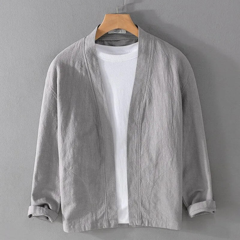 Antonios Linen Long-Sleeved Shirt