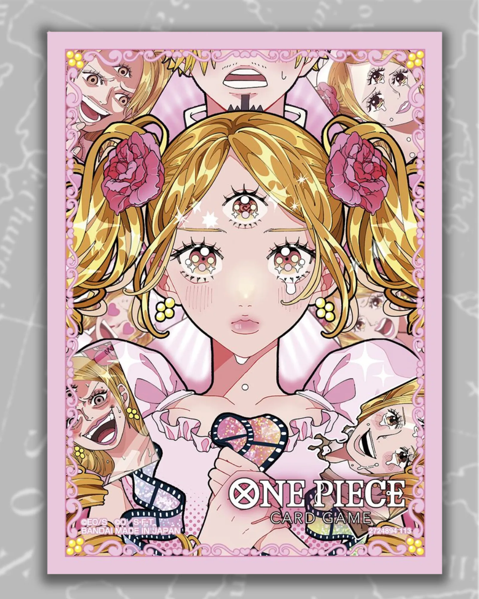 BANDAI ONE PIECE CARD GAME - OFFICIAL CARD SLEEVE LIMITED EDITION 4 Pcs SET