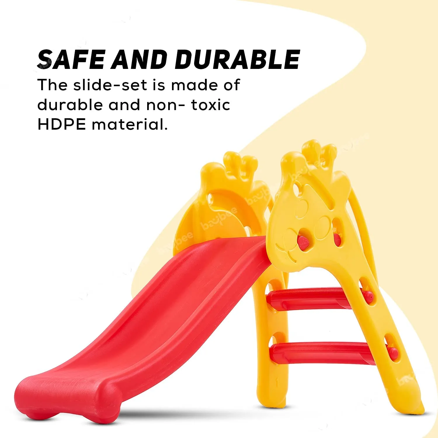 Baybee Giraffe Slide Foldable Baby Garden Slider for Kids