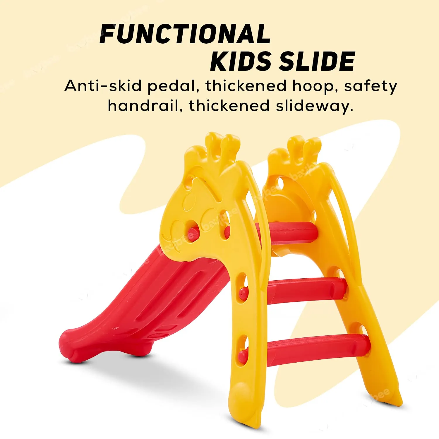 Baybee Giraffe Slide Foldable Baby Garden Slider for Kids