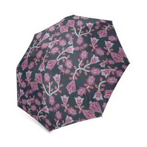 Beaded Pink Foldable Umbrella