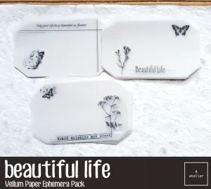 Beautiful Life | Vellum Paper