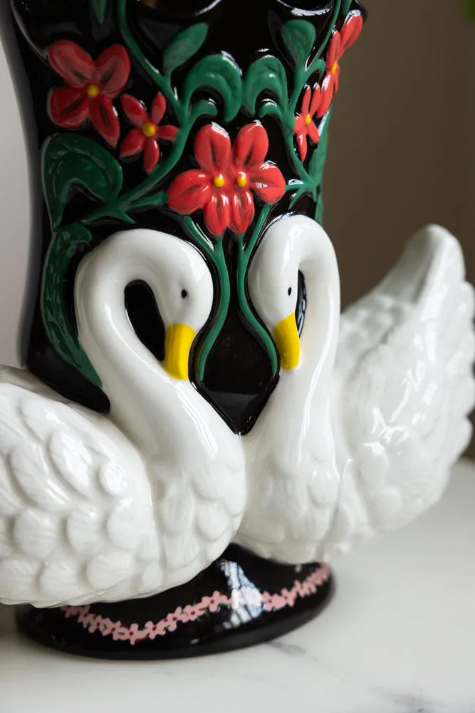 Beautiful Swan Vase