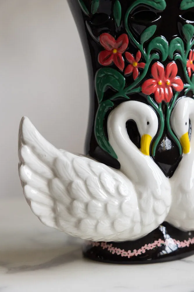 Beautiful Swan Vase