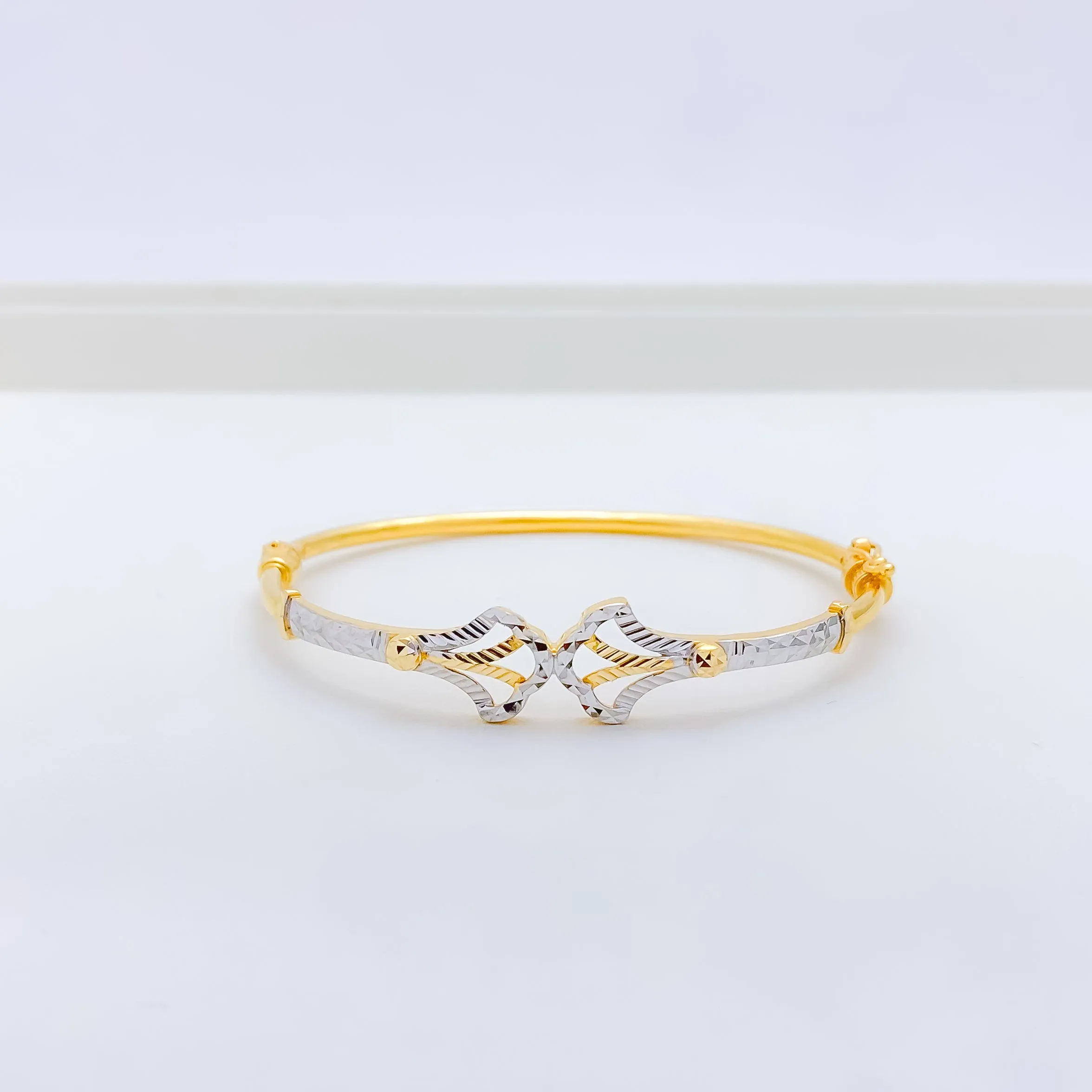 Beautiful Symmetrical Bangle Bracelet