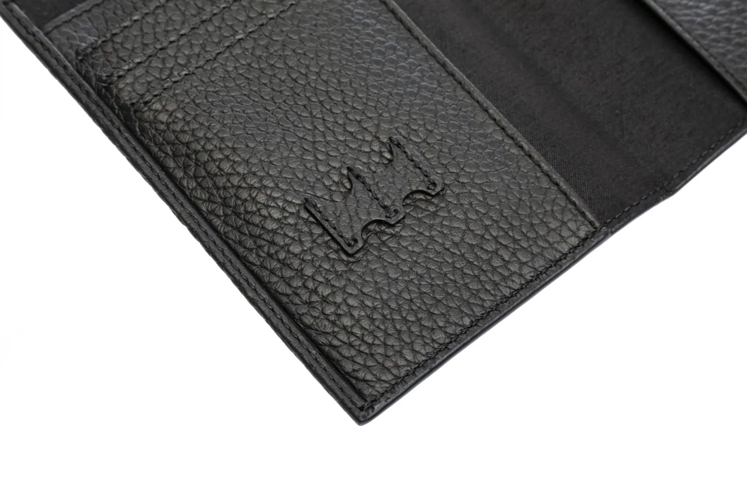 BOSS Crosstown Passport Holder in Black