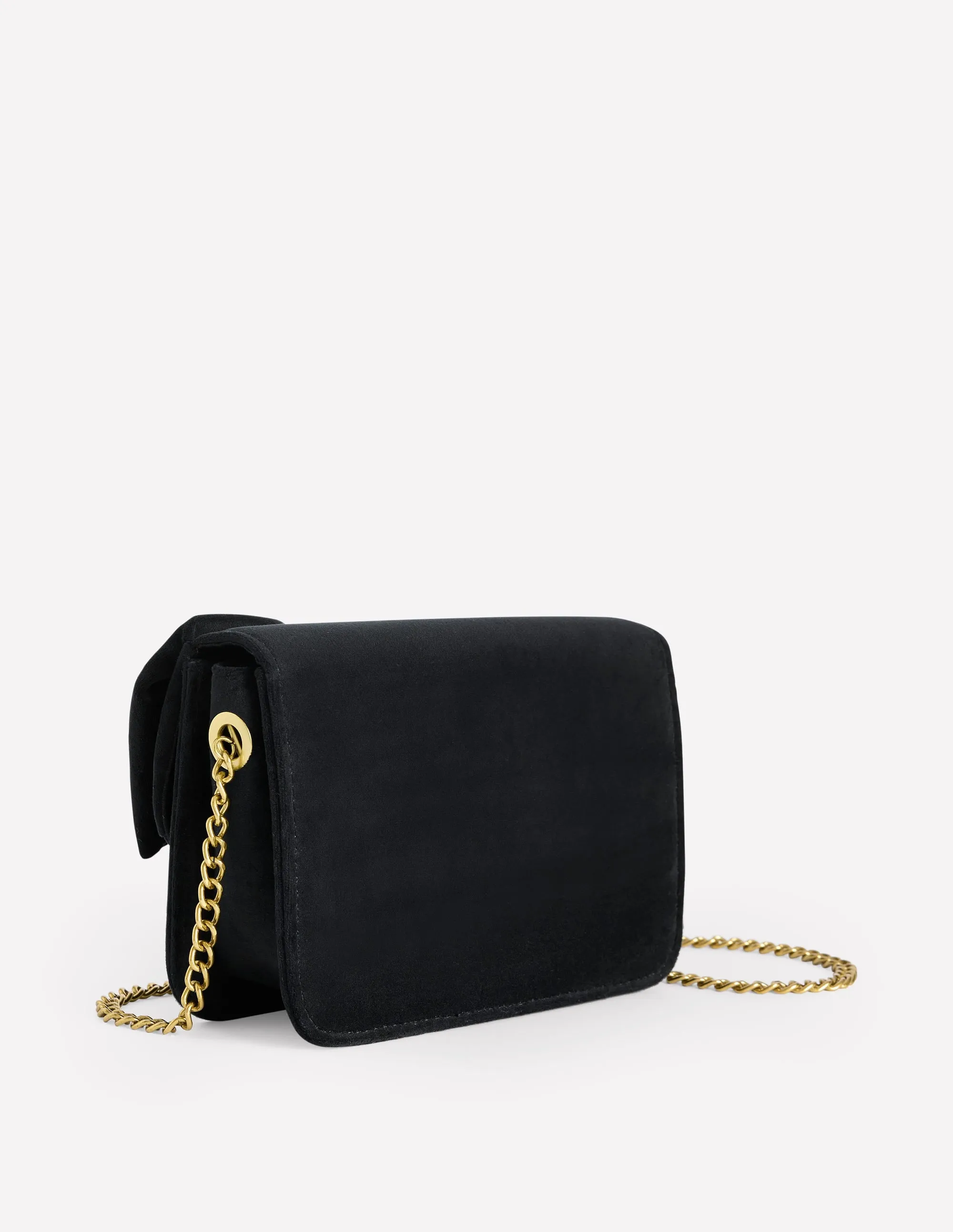 Bow Evening Bag-Black