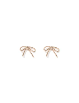 Brooke Bow Metal Earrings