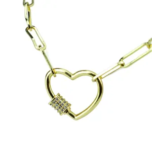 Buckle Heart Necklace