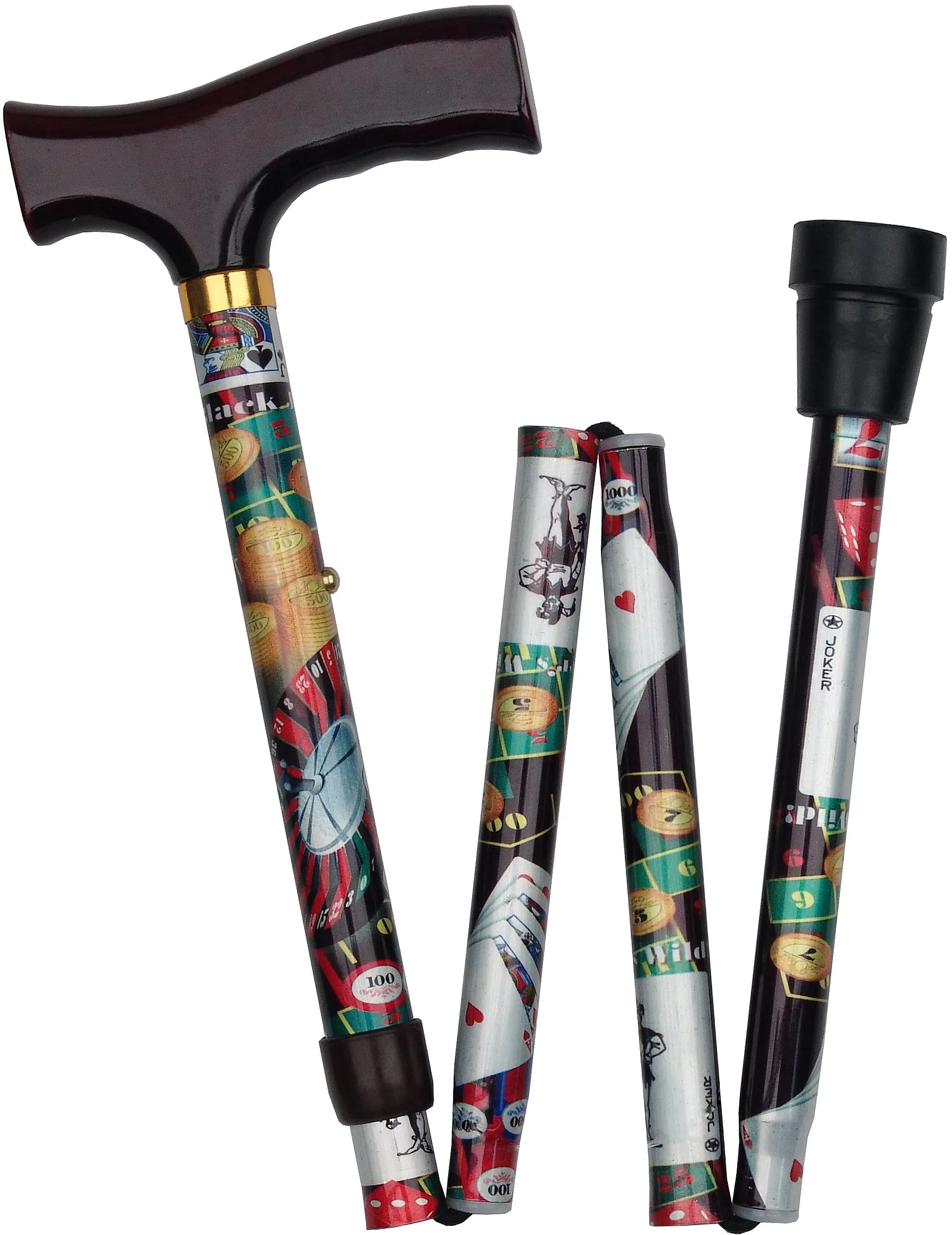 Casino Folding Walking Cane