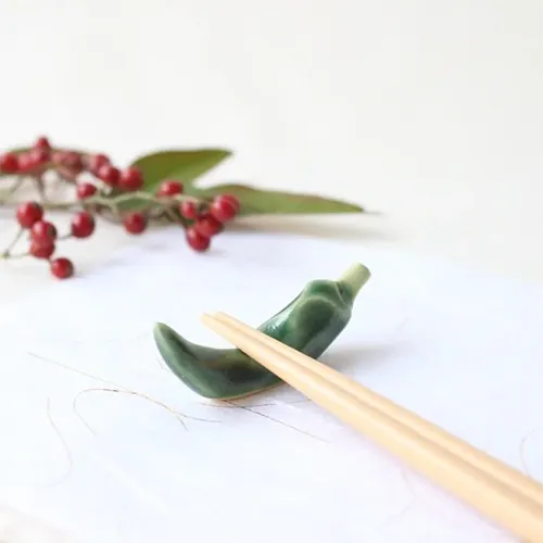 Chopstick Holder - Green Pepper