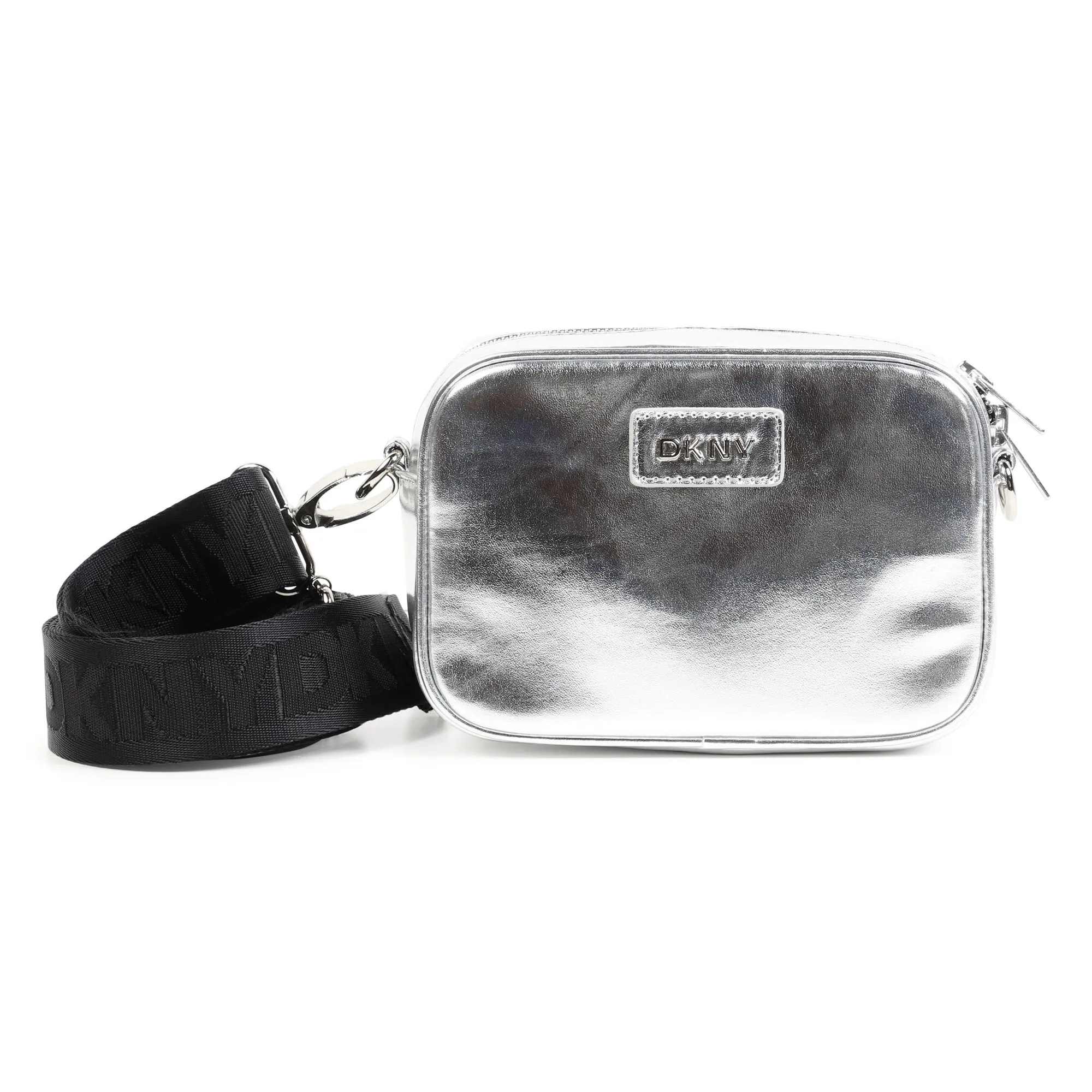 crossbody bag metallic - light grey-16