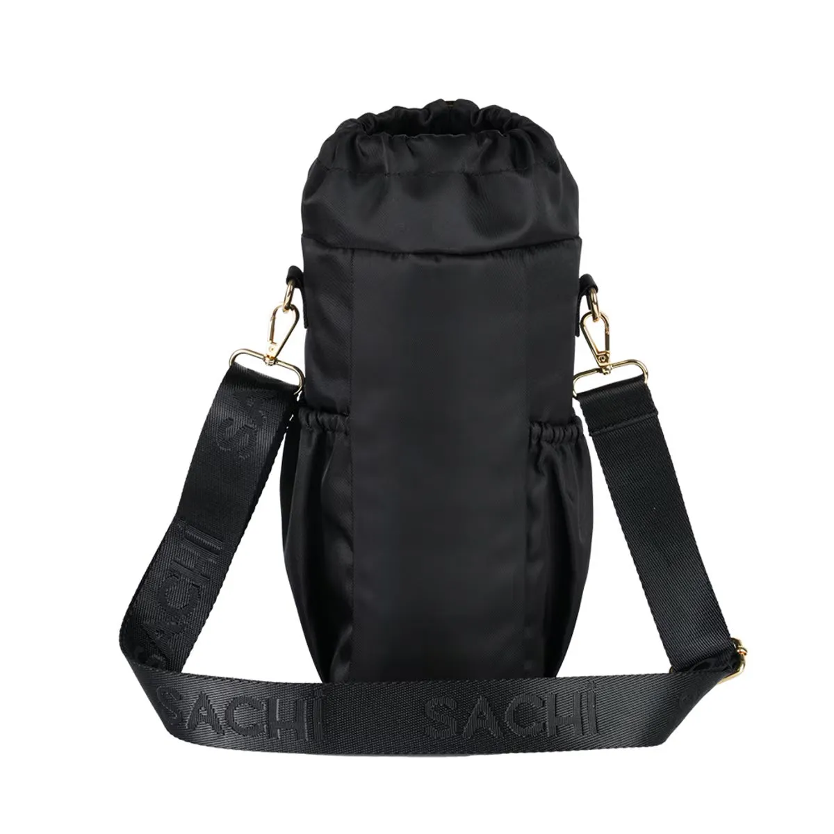 Crossbody Insulated Bottle Bag (Black)