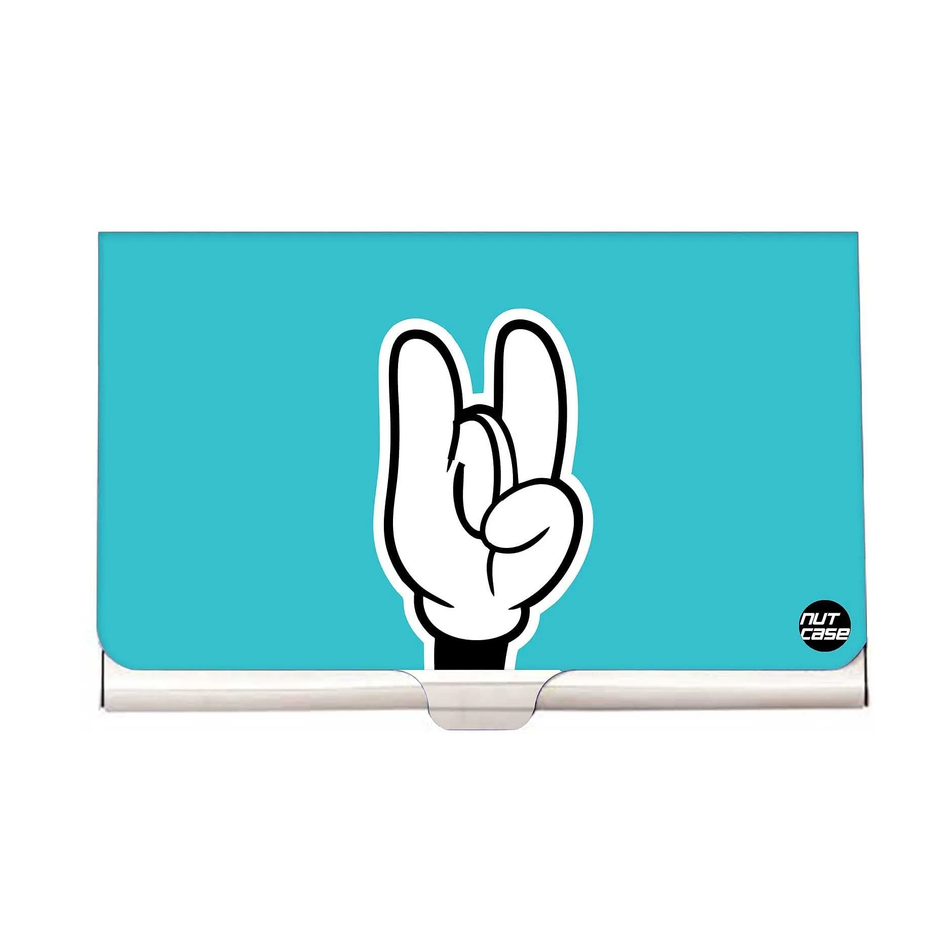 Designer Visiting Card Holder Nutcase - Two Finger