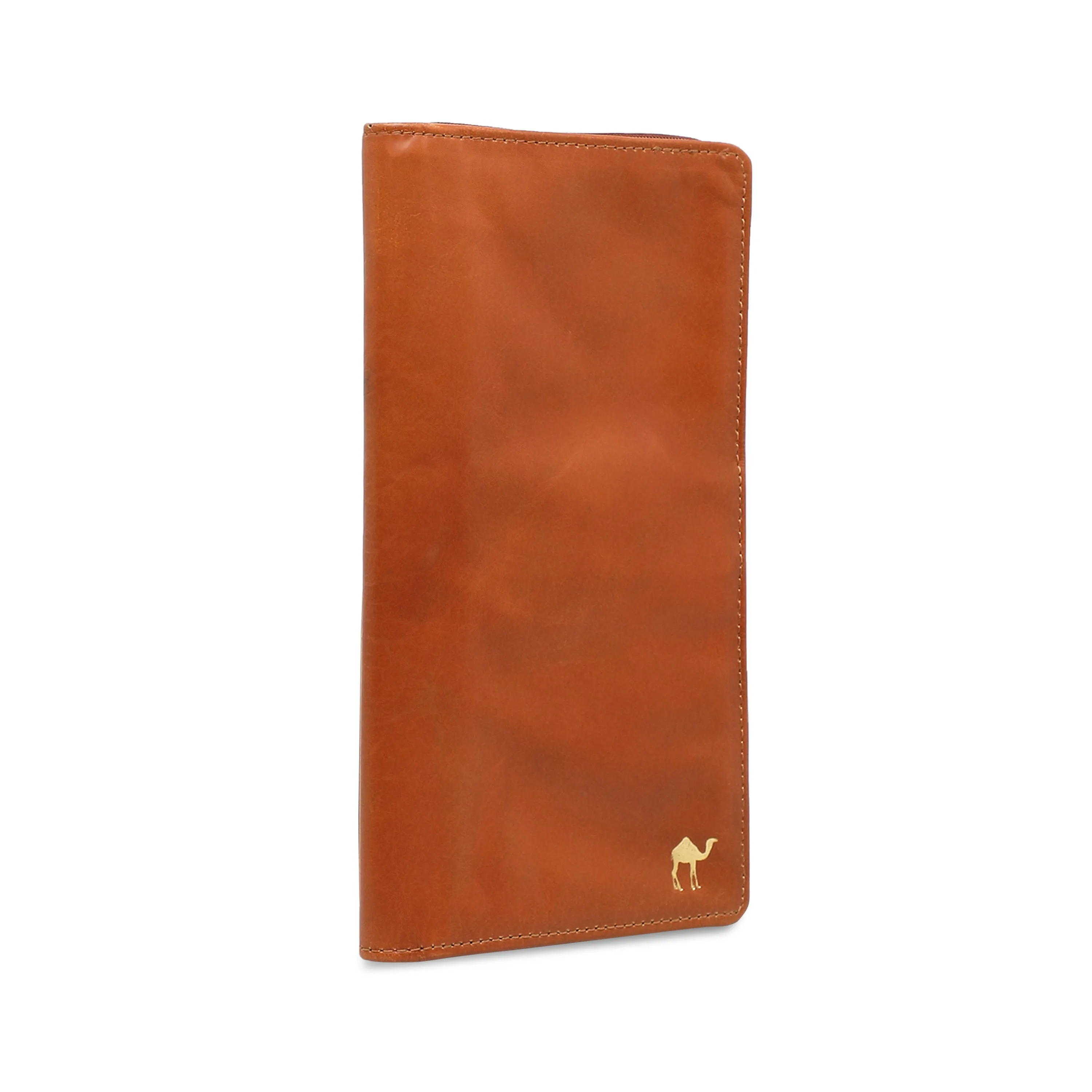 Ducati Genuine Leather Passport Holder - Tan