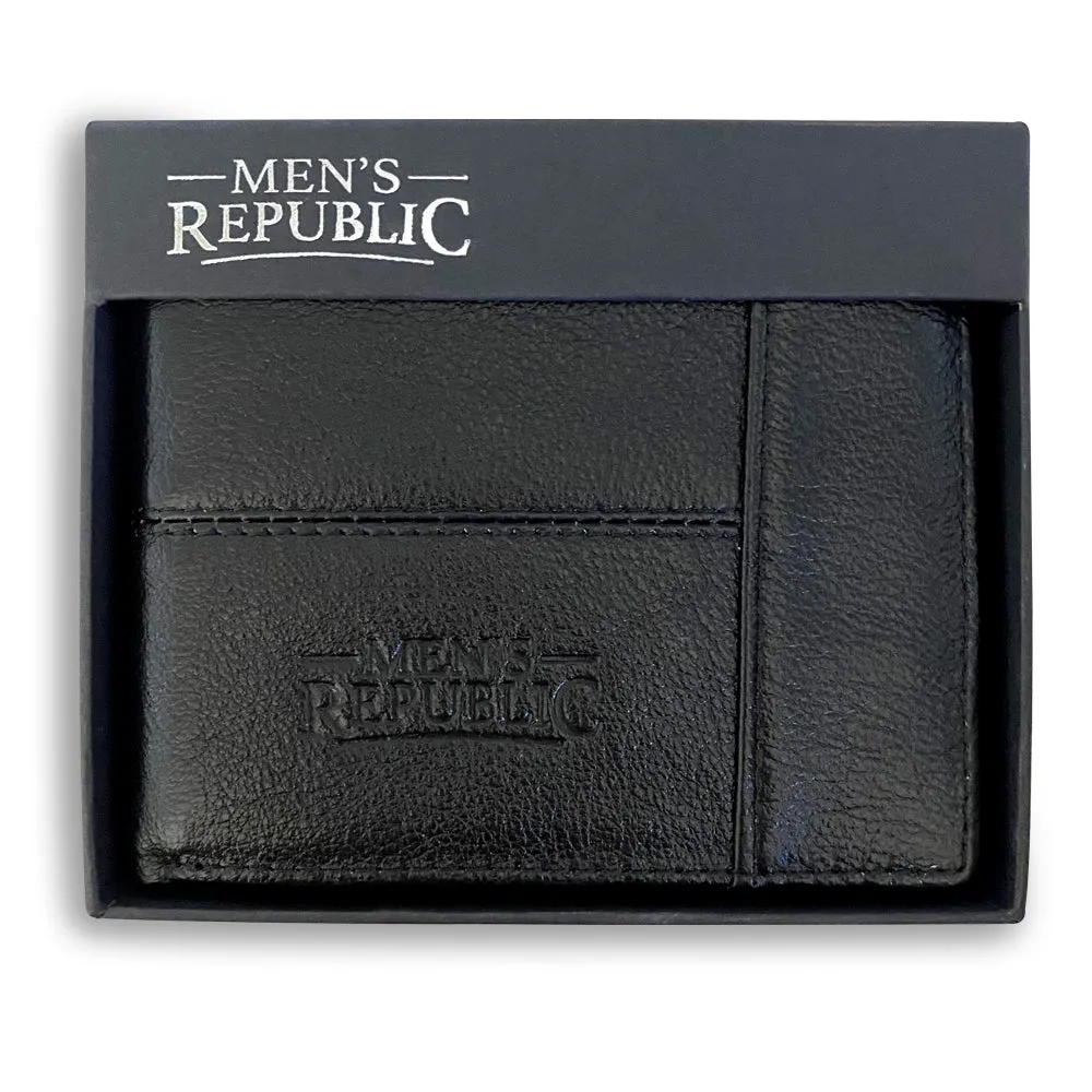 Fathers Day Gift Men's Republic Travel Wallet Black