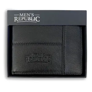 Fathers Day Gift Men's Republic Travel Wallet Black