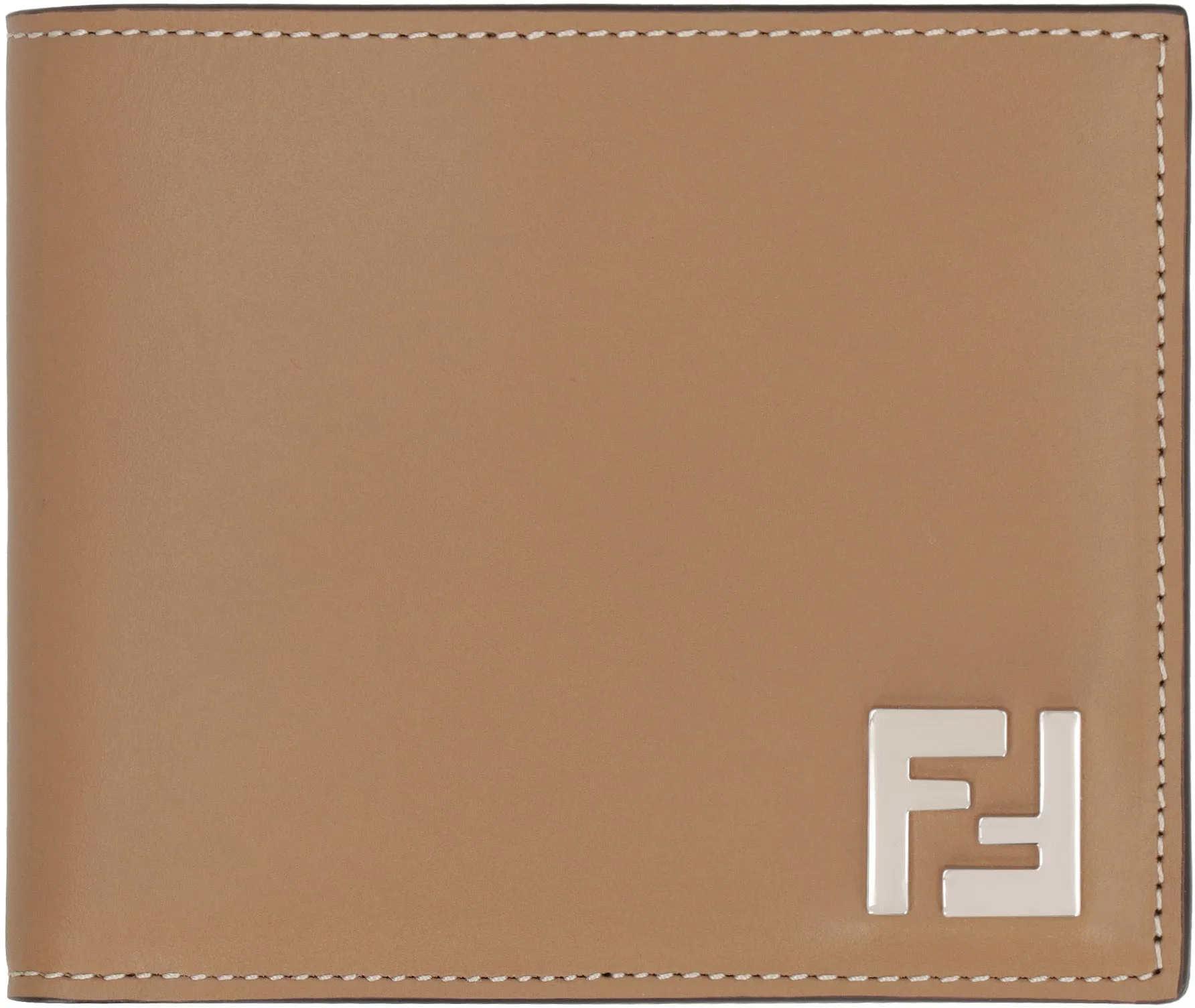 FENDI FF Pattern Mini Leather Wallet