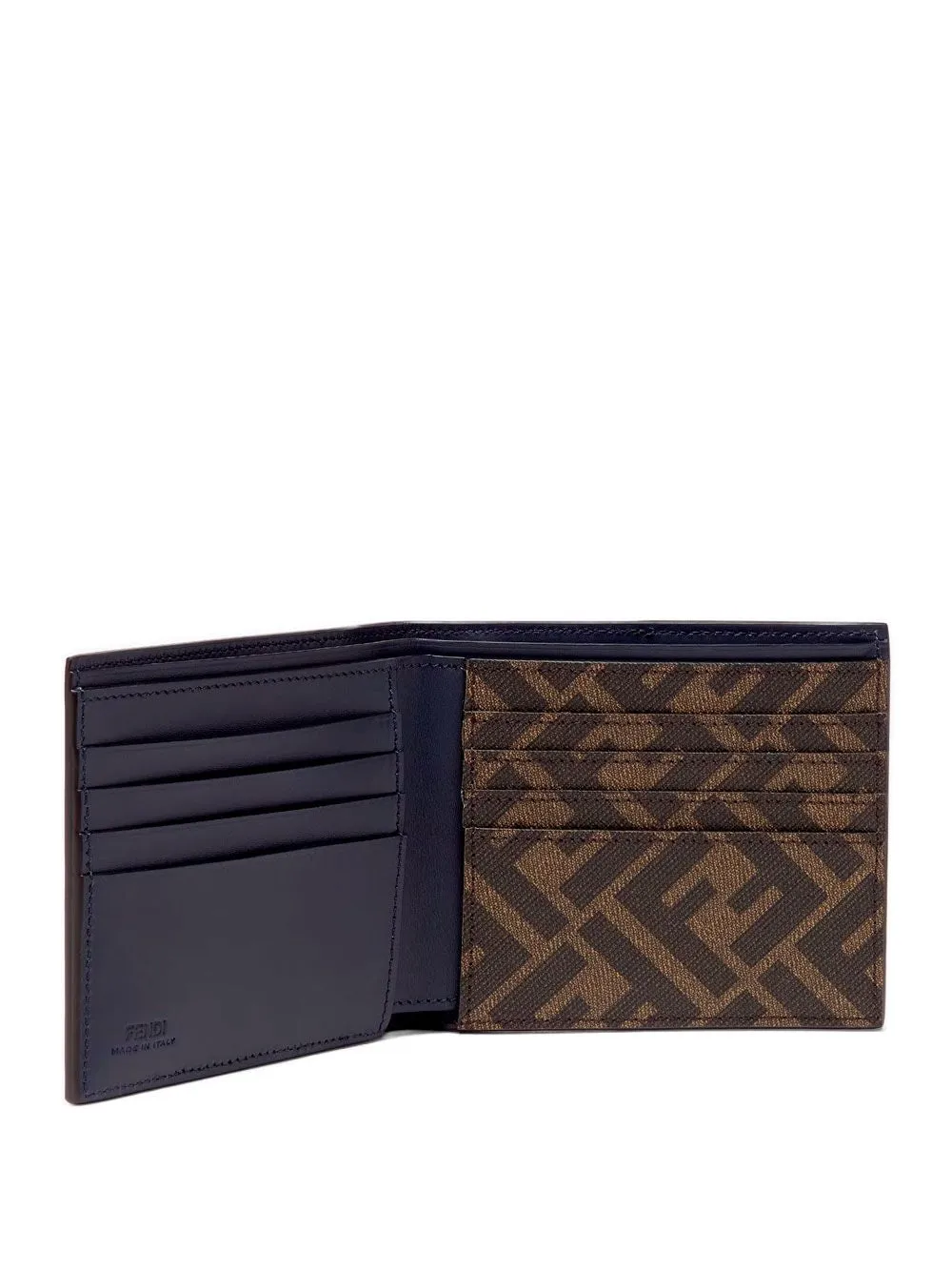 FENDI FF Pattern Mini Leather Wallet