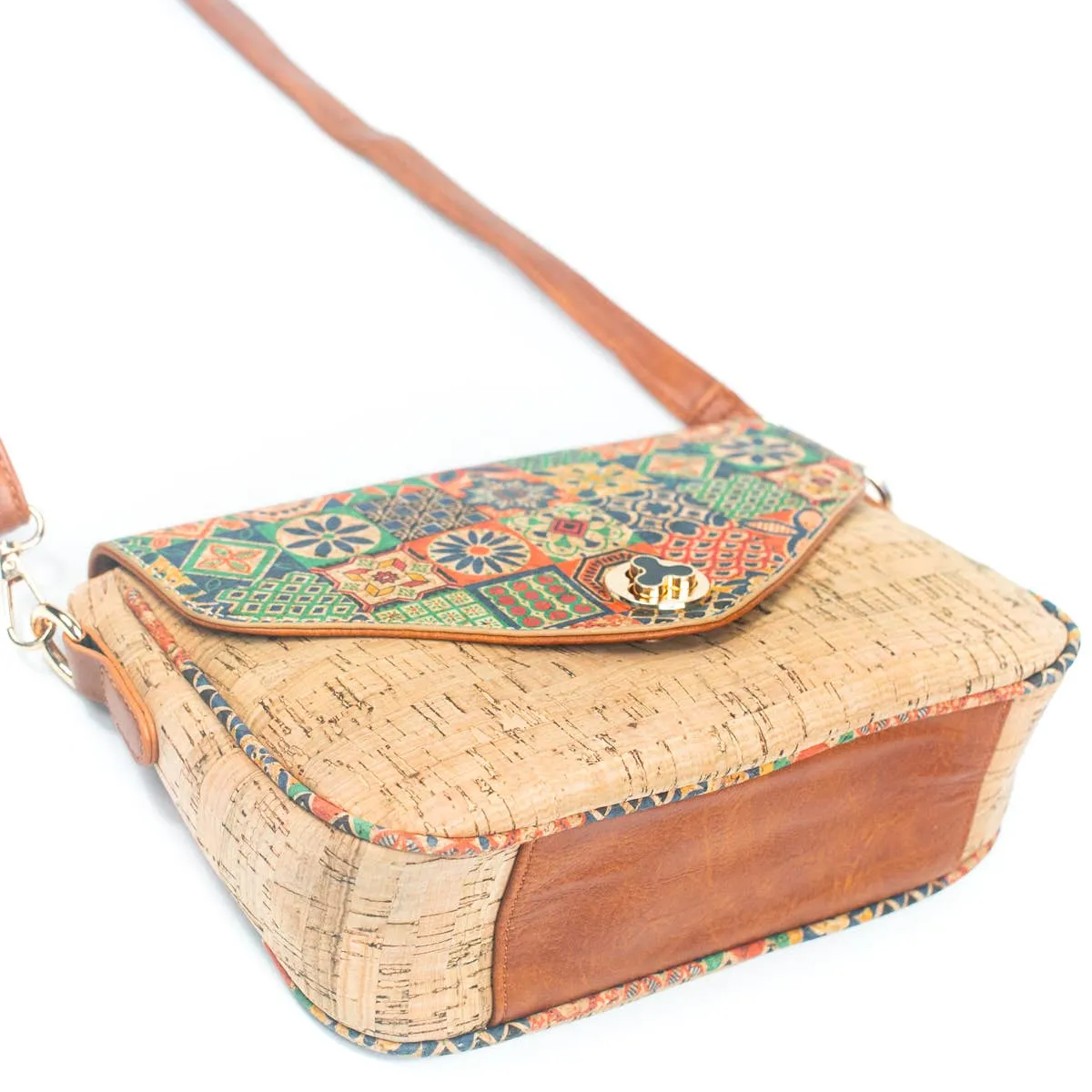 Flash Sale Natural Cork Ladies' Crossbody Bag with Coin Pouch BAGF-079