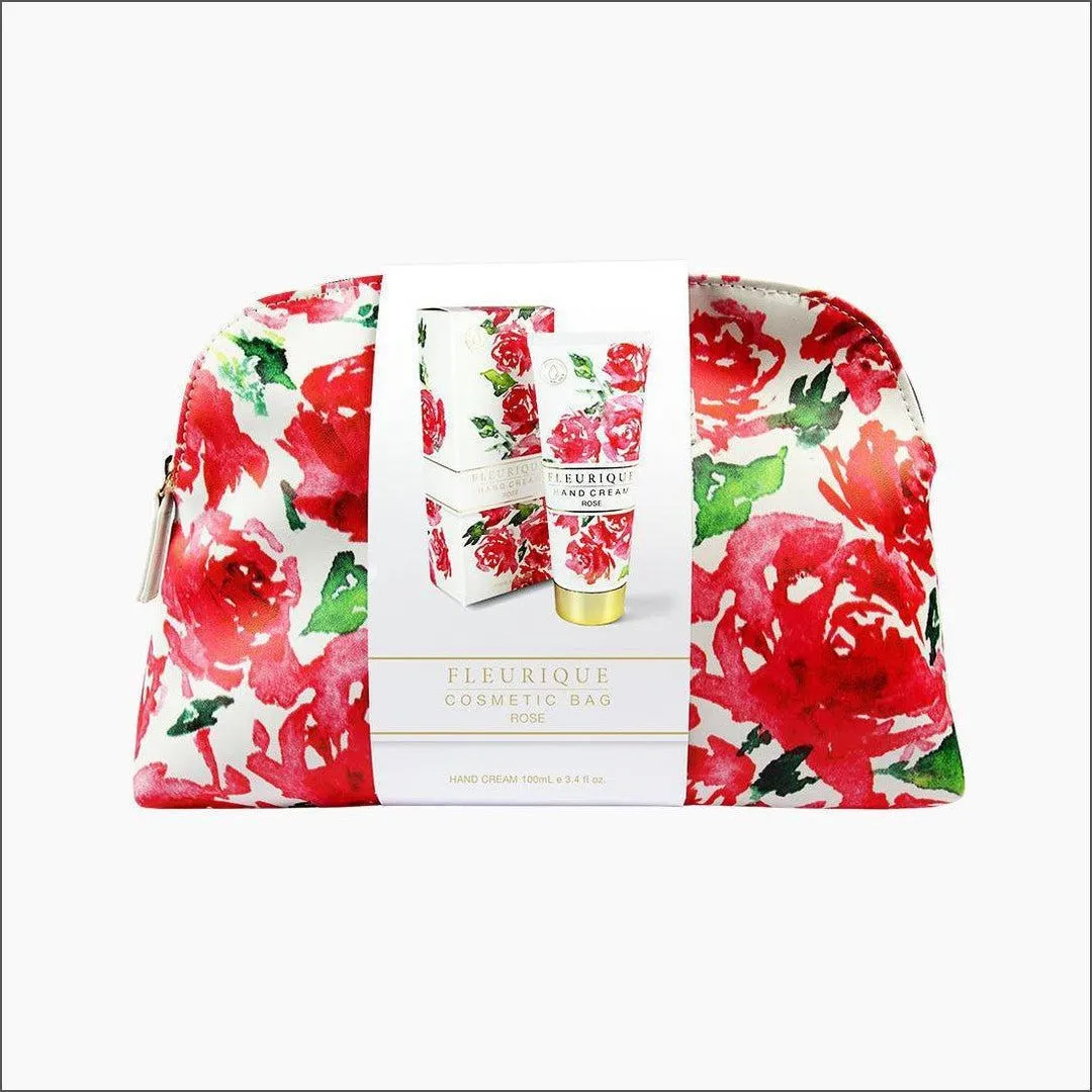 Fleurique Cosmetic Bag   Rose Hand Cream 100ml