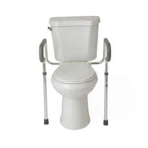 Foldable Toilet Safety Rails (1 Pair)