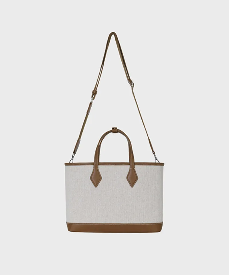 FORDI Herringbone Cart Bag - Camel