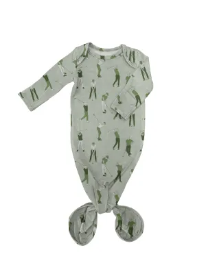 Golf Knotted Infant Gown: Newborn