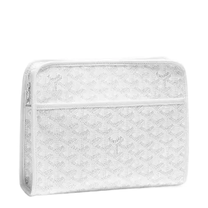 Goyard Jouvence Toiletry Bag MM White