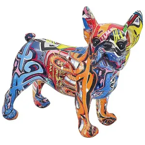 Graffiti Art French Bulldog Standing