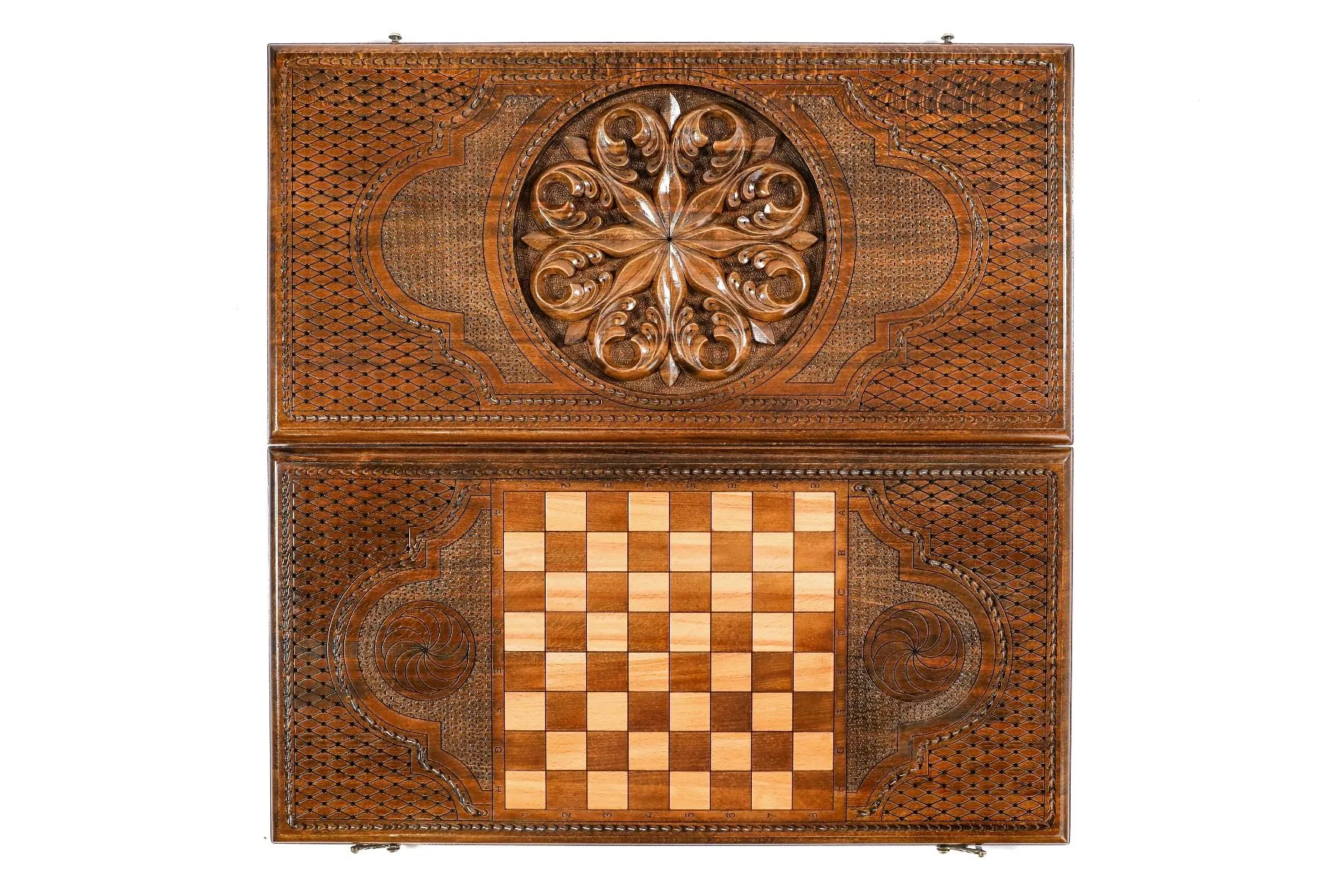 Hrachya Ohanyan Woodworks Classic Ornamental Backgammon