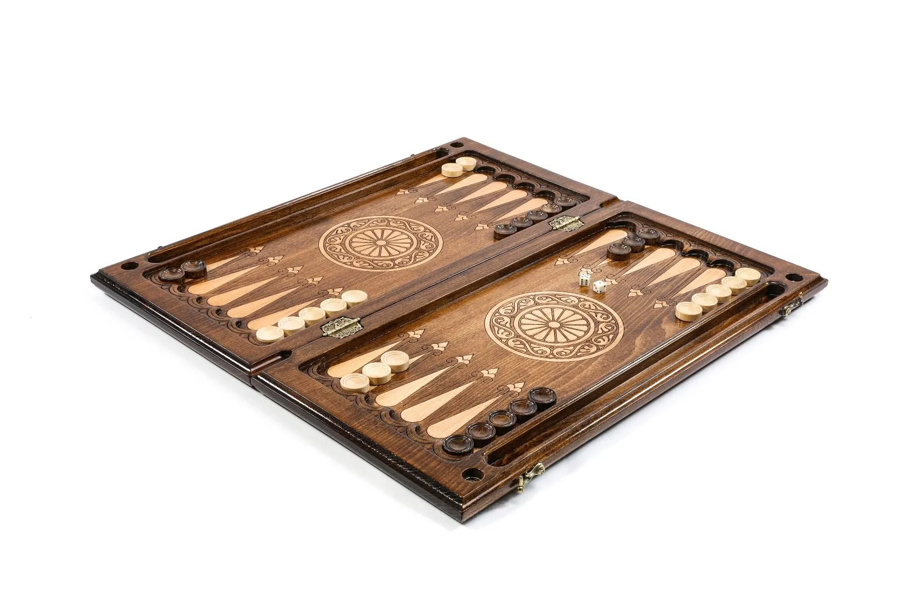 Hrachya Ohanyan Woodworks Classic Ornamental Backgammon