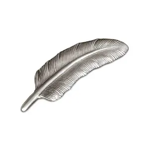 Italian Pewter Paperweight | Feather