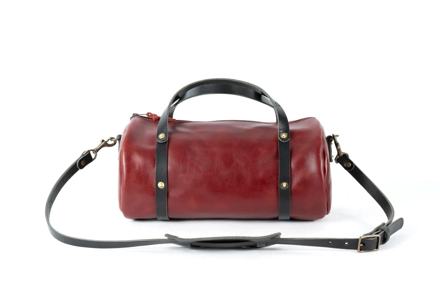 JANE LEATHER CROSSBODY - LARGE - OXBLOOD