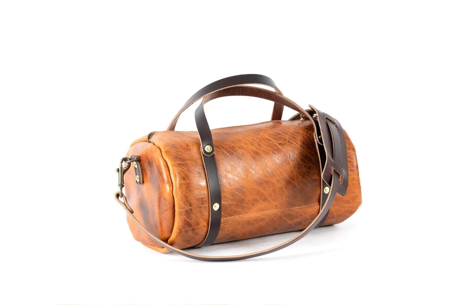 JANE LEATHER CROSSBODY - LARGE - PEANUT BISON