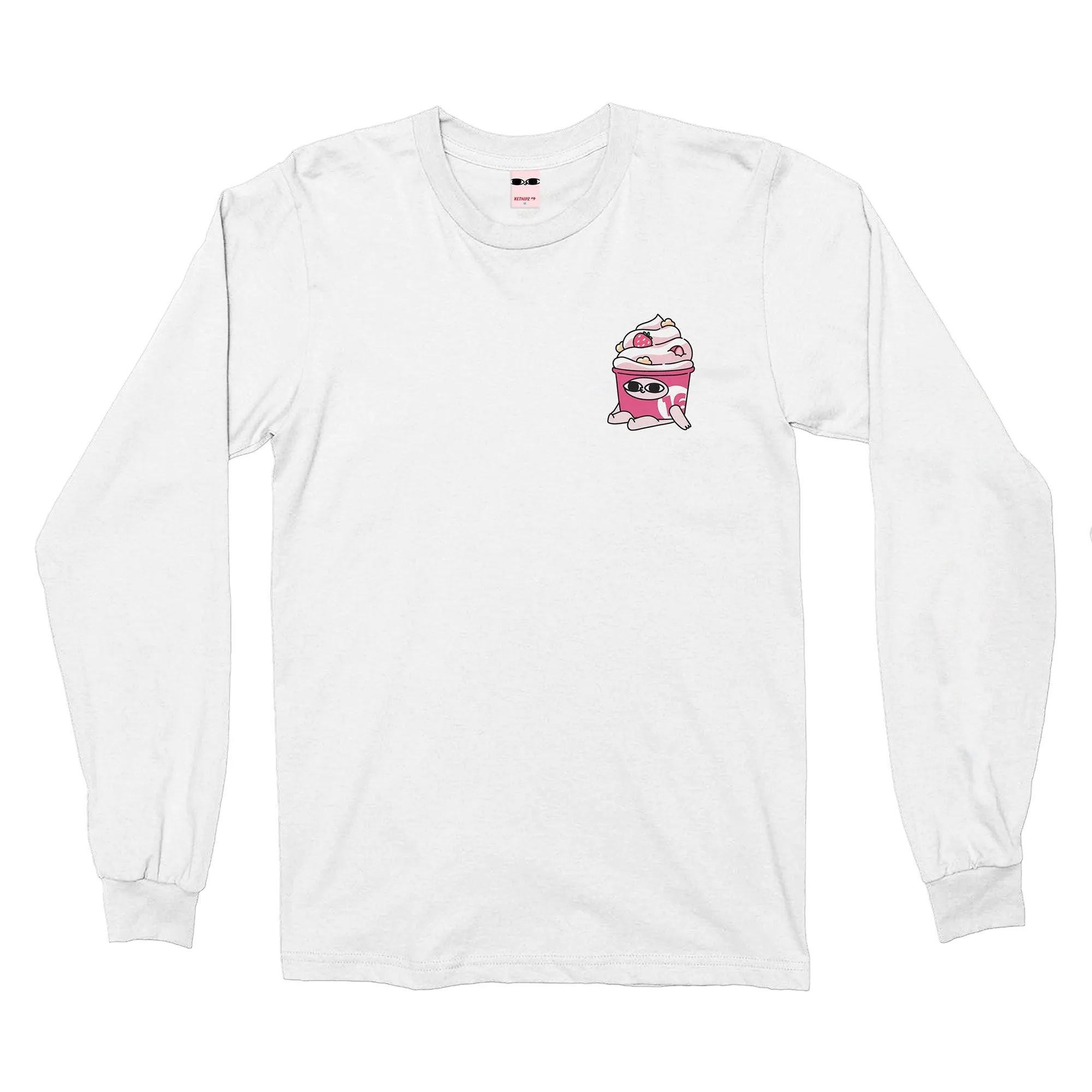 Ketnipz x 16 Handles White Ice Cream Long Sleeve