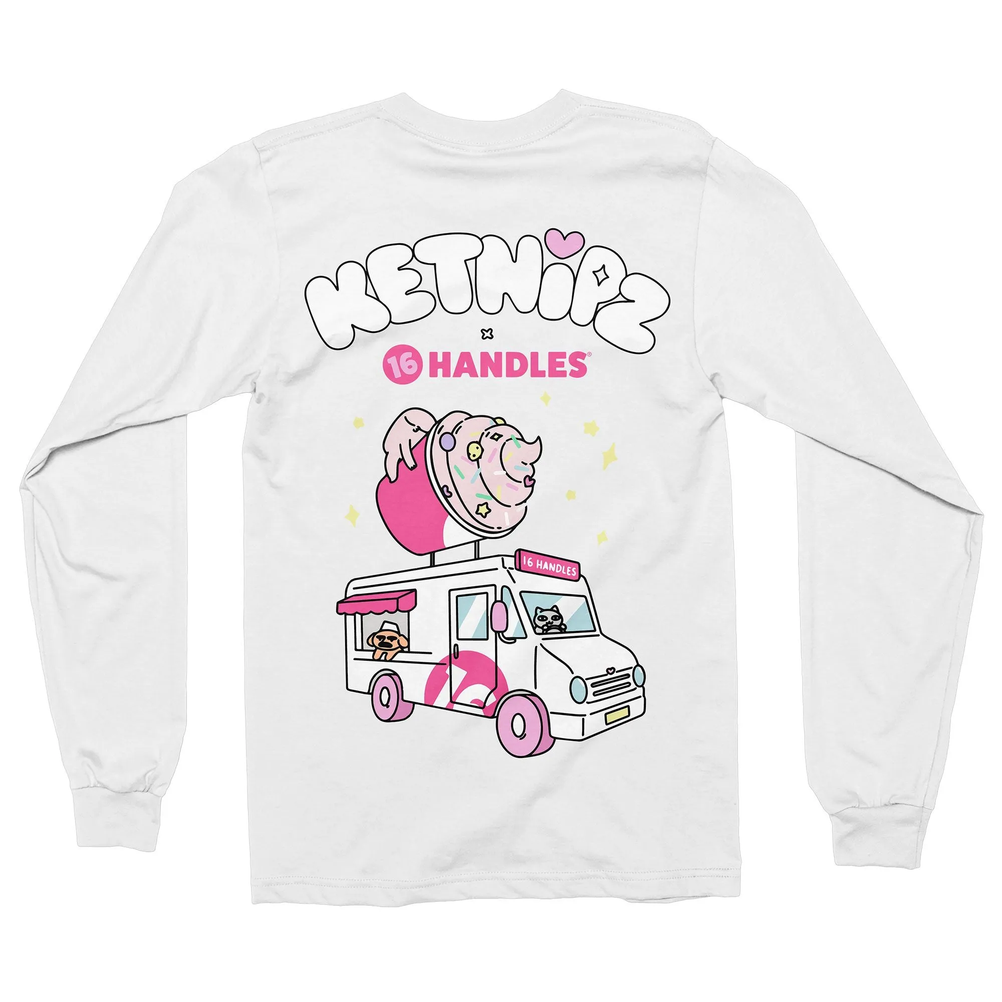 Ketnipz x 16 Handles White Ice Cream Long Sleeve