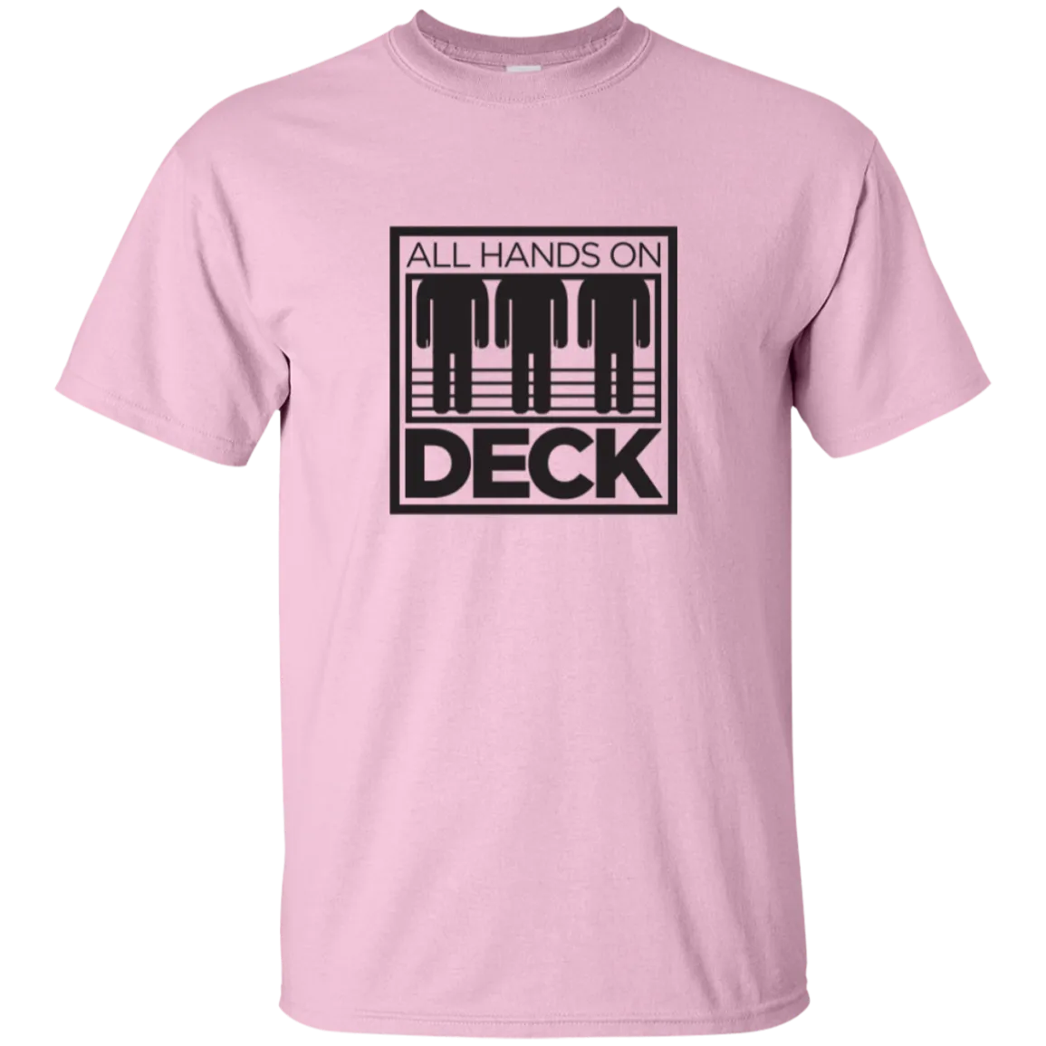 “Know Your Boat” – Deck - Black on Custom Ultra Cotton T-Shirt