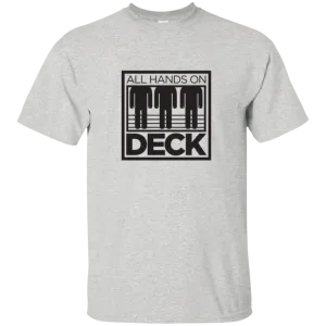 “Know Your Boat” – Deck - Black on Custom Ultra Cotton T-Shirt