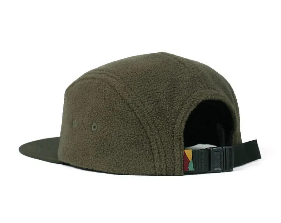 LASER Montseny Fleece Camper Hat Cap - Moss Green