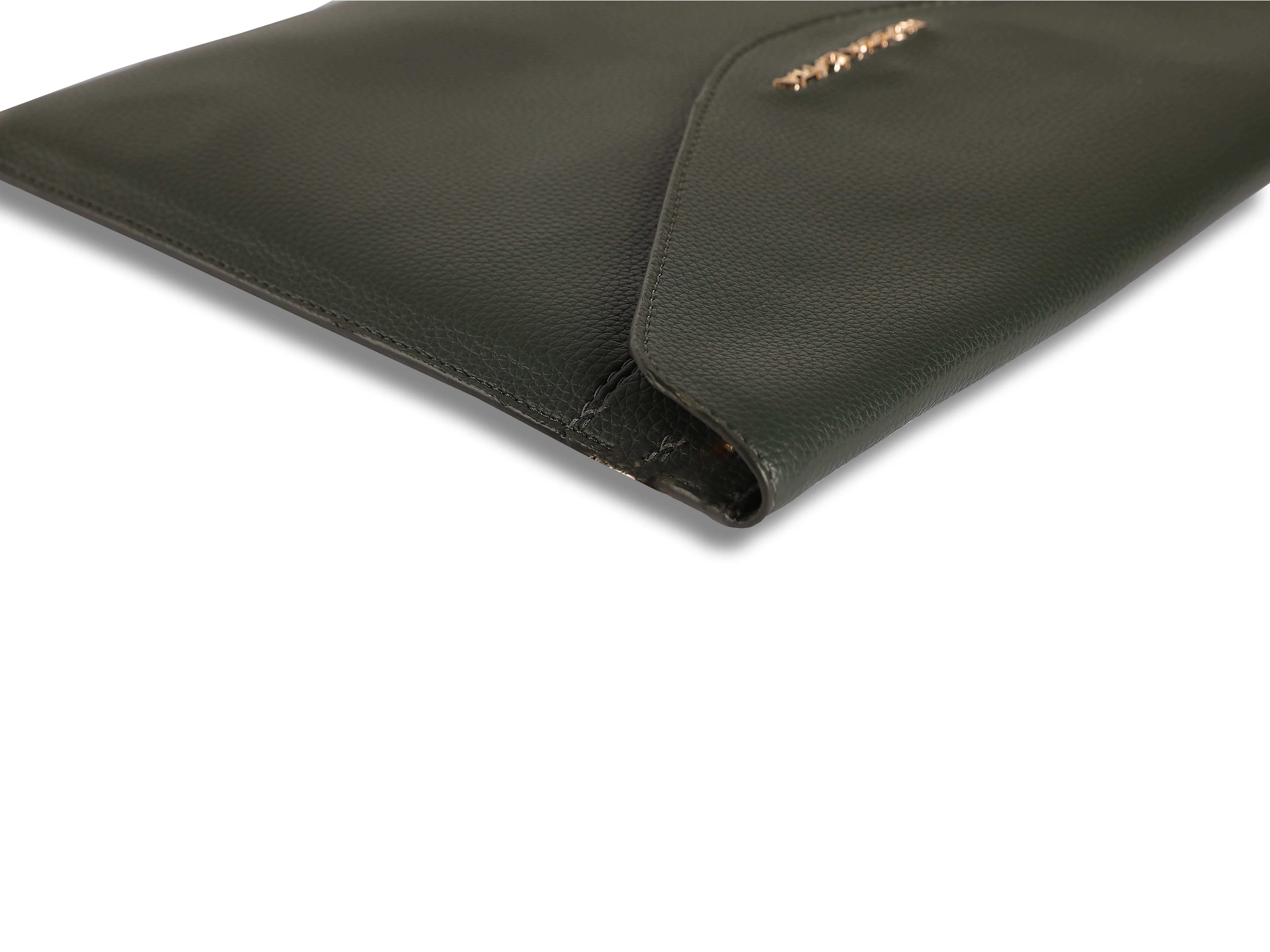 Leather Laptop Sleeve : Fern Green