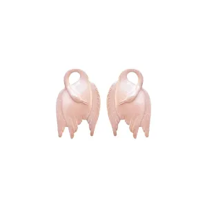 Little Blush Swan Earrings