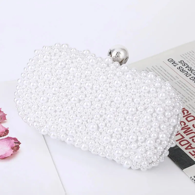 Luxury Crystal Beaded Evening Clutch Bag